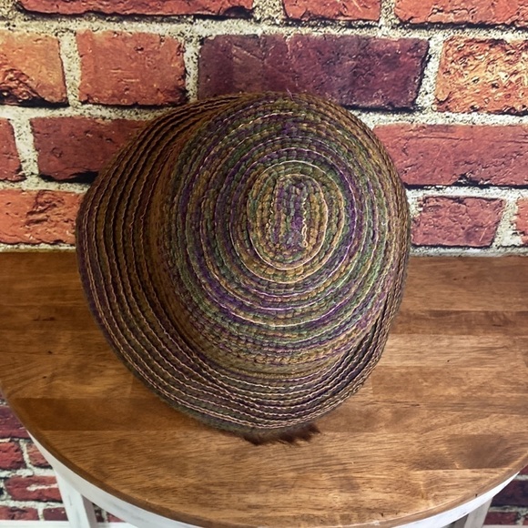 Facinie Wide Brim Colourful Sun Hat - Picture 7 of 10